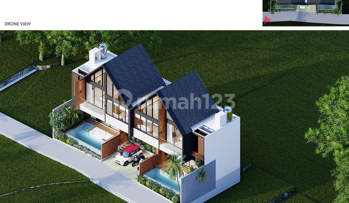 DIJUAL VILLA SHM DI UBUD SELATAN DENGAN 180 DERAJAT PEMANDANGAN SAWAH - BELI 1 DAPAT 2 UNIT - SDFU055 DIJUAL VILLA SHM DI UBUD SELATAN DENGAN 180 DERAJAT PEMANDANGAN SAWAH - BELI 1 DAPAT 2 UNIT - SDFU055