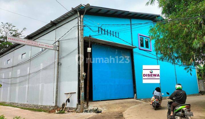 Gudang Rapih Siap Pakai Row jalan lebar bisa akses container  2