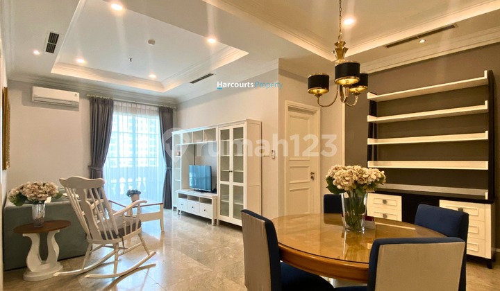 Permata Hijau Area, For Rent Apartment Belleza 2+1 Bedroom with City View- South Jakarta
