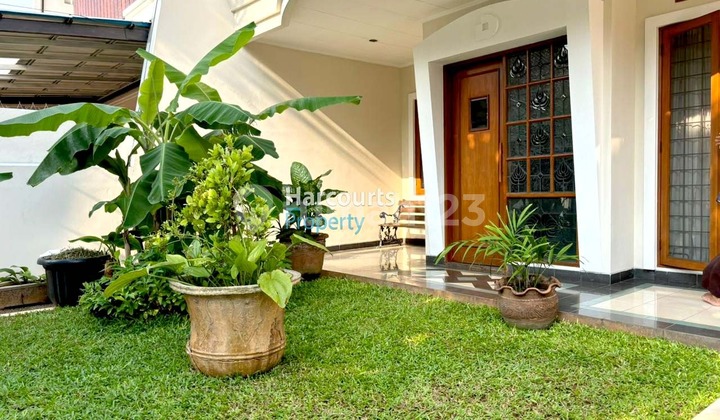 Pondok Indah Area, For Rent Classic Beautiful and Well-Maintained House in a Scenic Natural Setting, South Jakarta