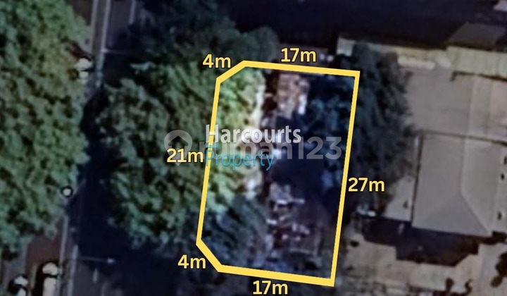 Menteng Area, Land for Rent Strategic Location Suitable for Clinic, Restaurant, Fine Dining Commercial Development in Central Jakarta