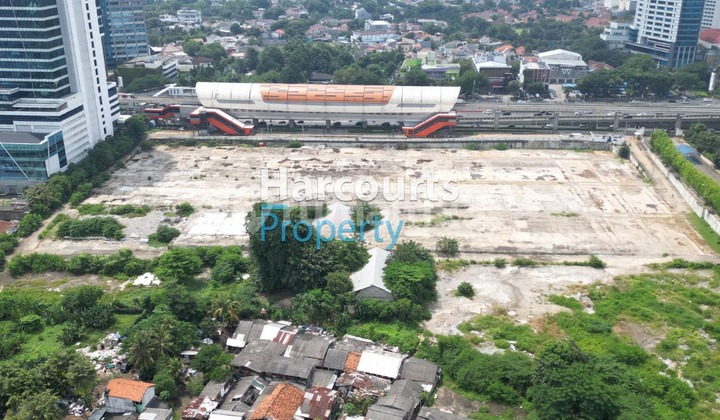 For Rent: 2 Plots of Land in a Strategic Location, Suitable for Building Office Towers on Gatot Subroto