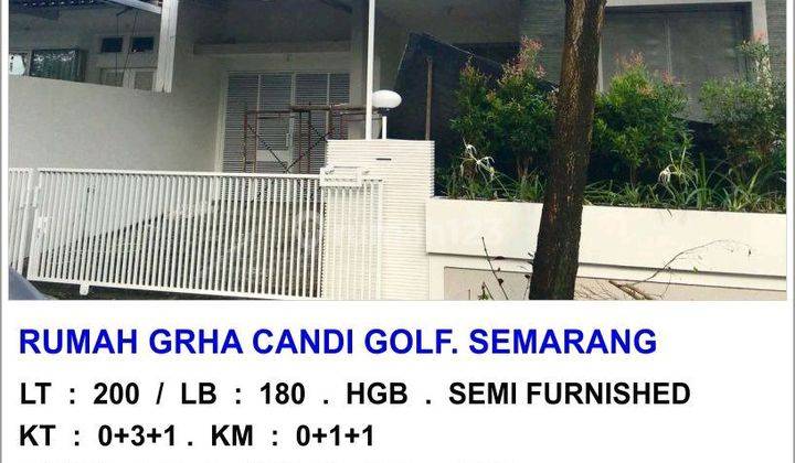 Rumah Candi Golf 4kt 2lantai And 1