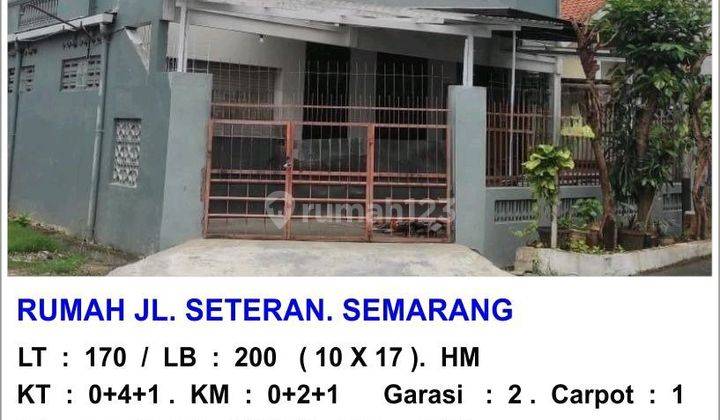 Rumah 2 Lantai Seteran Semarang Tengah 1