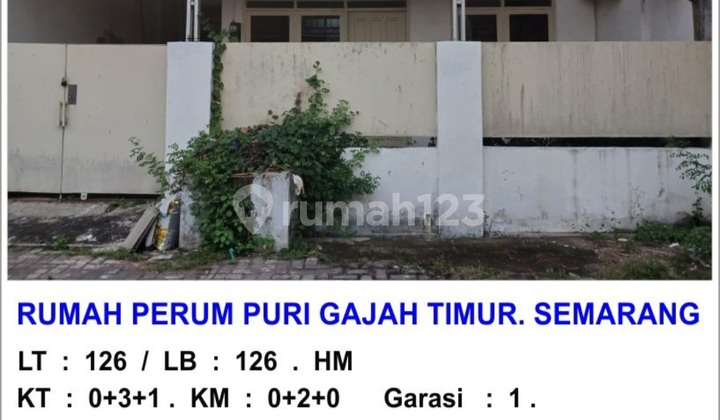 Rumah 3kt Puri Gajah Timur Semarang 1