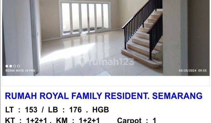 Rumah 2lantai royal family residence semarang N9171ov 1