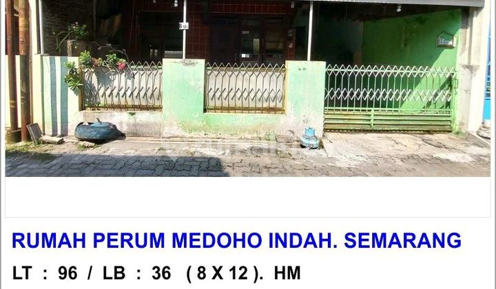Rumah 2kt Perum Medoho Indah.semarang.timur Gajah 1
