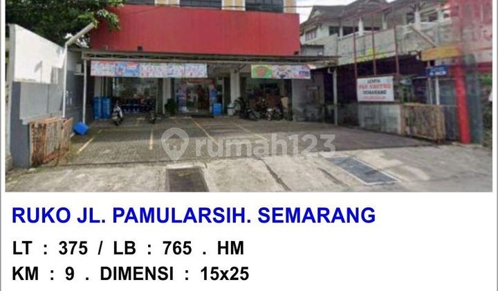 3-Story Shop House Pamularsih West Semarang 1
