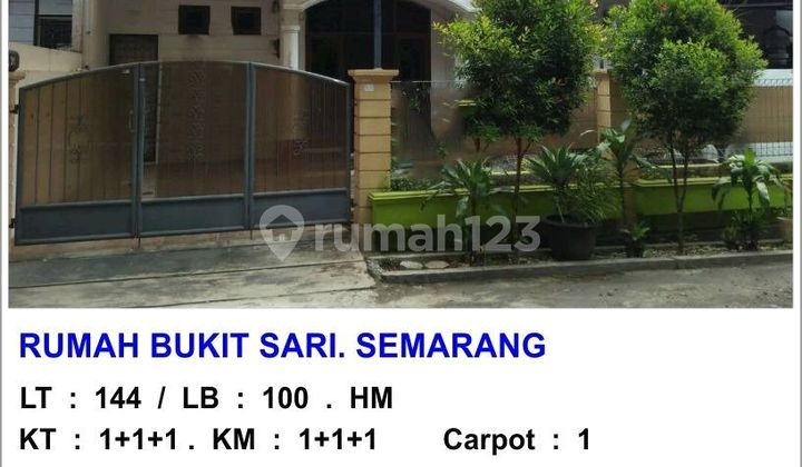 Rumah 3kt Bukit Sari Gombel Semarang 1