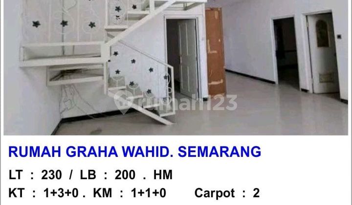 Rumah 4kt Graha Wahid Ketileng Semarang Timur 1