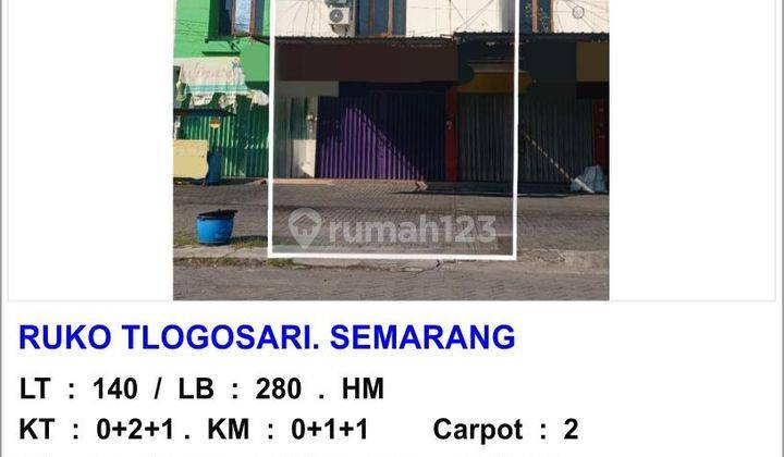 Ruko 3kt Tlogosari Semarang  1