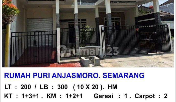 Rumah 5kt 2lantai Puri Anjasmoro  1