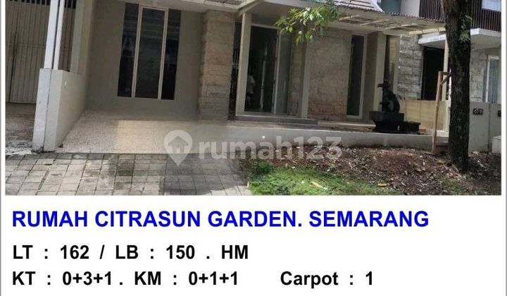 4-bedroom House at Citra Sun Garden Bukit Sari Semarang 1
