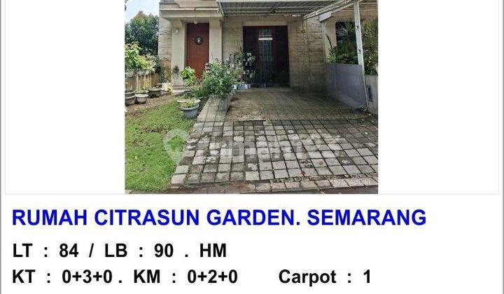 Rumah 3kt Citrasun Garden Semarang 1
