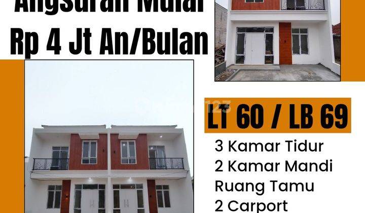 Harga Rumah 2 Lantai Tangsel Termurah 4 Jutaan Di Bakti Jaya 1