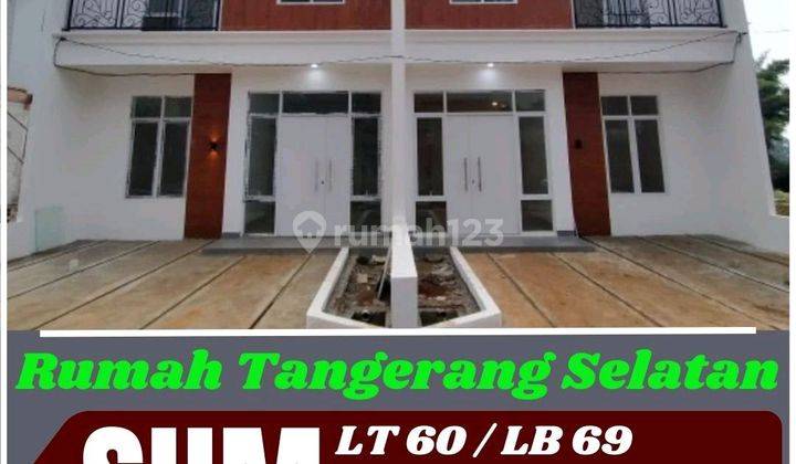 Rumah 2 Lantai Dekat Tol Bsd Serpong Dan Stasiun Rawabuntu 1