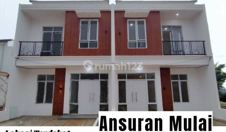 Rumah 2 Lantai Akses 2 Mobil Dekat Stasiun Rawabuntu 1