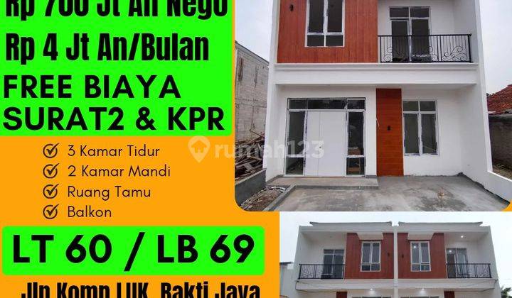 Rumah Bakti Jaya Setu Tangerang Selatan 2 Lantai Mulai 4 Jutaan 1