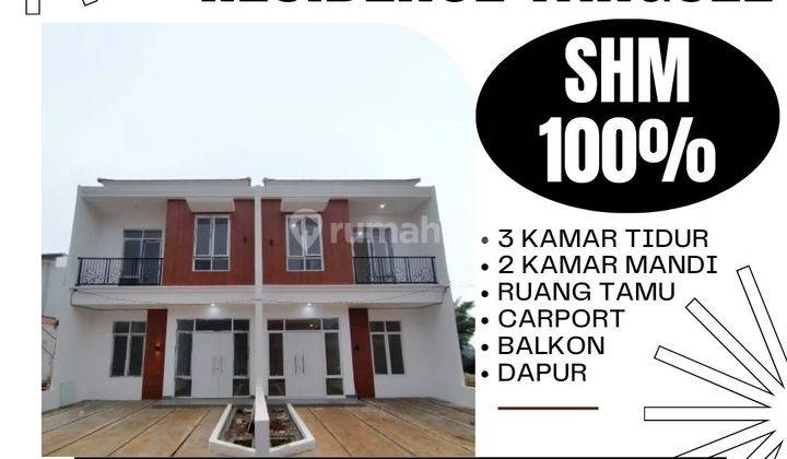 Rumah 2 Lantai Minimalis Modern Dekat Stasiun Rawabuntu 1