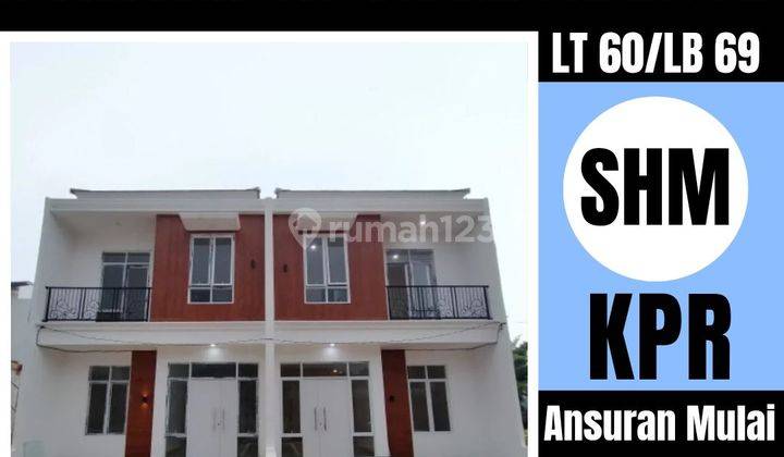 Rumah Murah 2 Lantai Akses 2 Mobil Dekat Mie Gacoan Puspitek 1