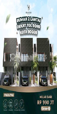 Bebas Riba, Rumah 2 Lantai Skema Syariah Di Pusat Kota Bogor SHM