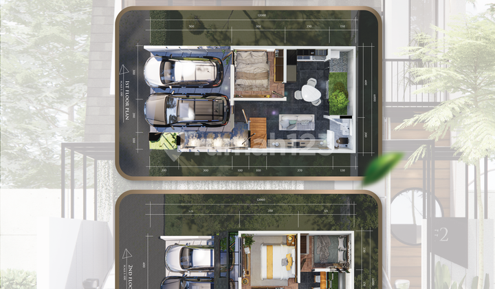Bebas Riba, Rumah 2 Lantai Skema Syariah Di Pusat Kota Bogor SHM 2