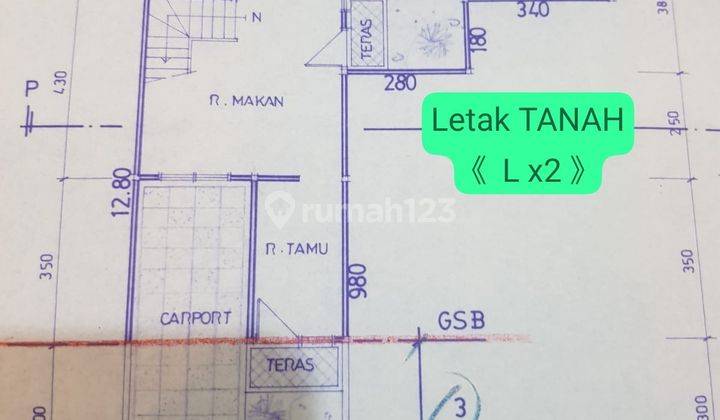 Rumah Tua anggap tanah 74m SHM Pademangan, Jakarta Utara  2