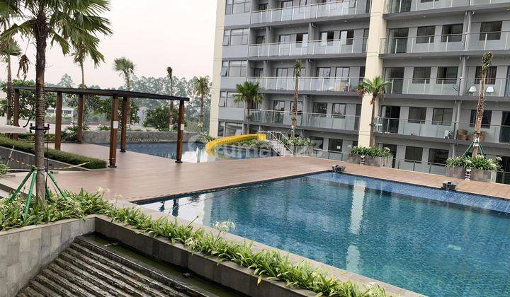 Apartemen 2BR Harga 1BR View City. Balkon Luas. Lux 1