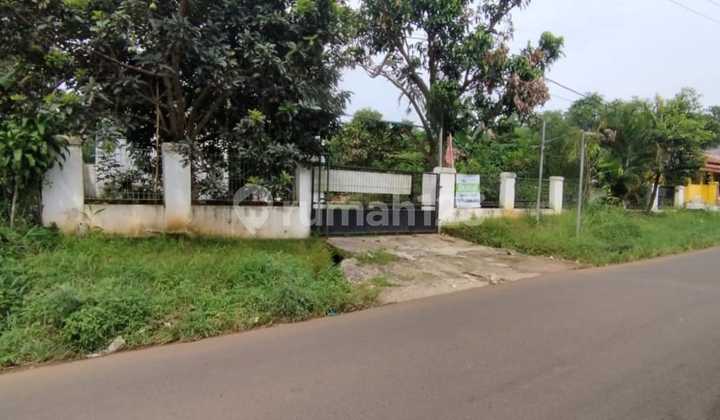 Rumah Kebun pinggir jalan SHM Jonggol Asri dan sejuk