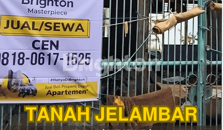 Tanah Jelambar Luas Murah 8x23meter Jalan 2 Motor 1