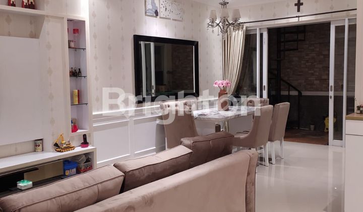 Rumah Casa Jardin 2.5 Lantai Cluster Fitonia Full Furnish Perumahan Jakarta Barat Daan Mogot