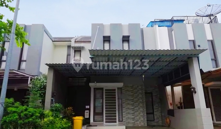 Rumah 2 Lt Semi Furnish Casa Jardin Blok Depan Jakarta Barat