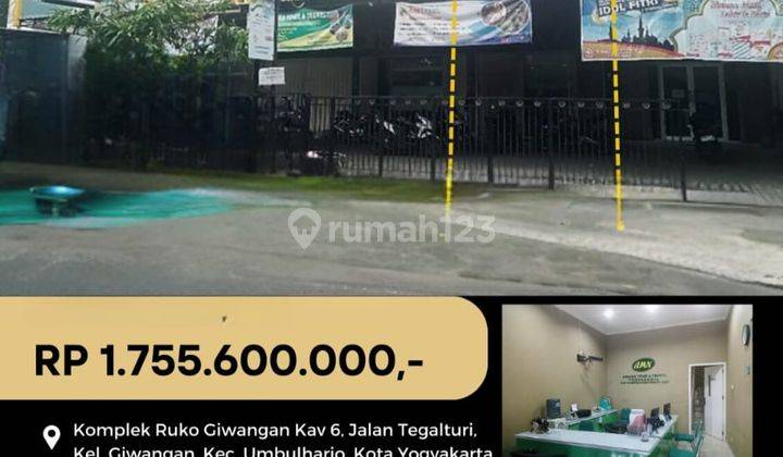 Ruko Multifungsi di Pusat Bisnis Giwangan 1