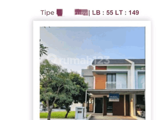 Rumah Hoek Cluster Lavesh Harapan Indah Bekasi Fasilitas Lengkap