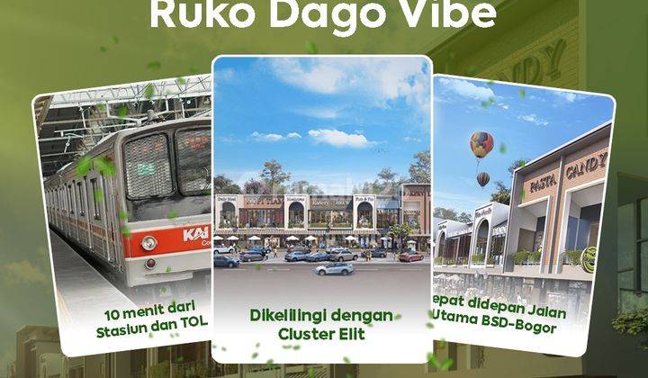 Ruko Dago Vibe Grand Bukit Dago Lokasi Premium Harga Mulai 1,6 M 2