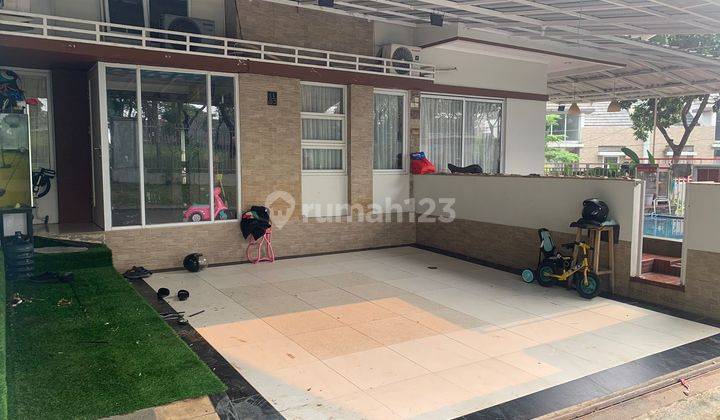 JUAL CEPAT OVER KREDIT ATAU CASH RUMAH 2 LANTAI FULL FURNISHED PLUS KOLAM RENANG DI GRAND BUKIT DAGO 2