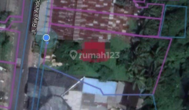 Land for sale located on the main road of Andong Petulu Peliatan Ubud 1