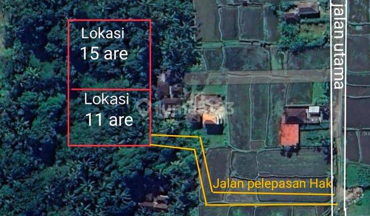 SURE DEAL ON LAND FOR SALE LOCATION PEJANGAJI TEGALLALANG UBUD GIANYAR 
 1