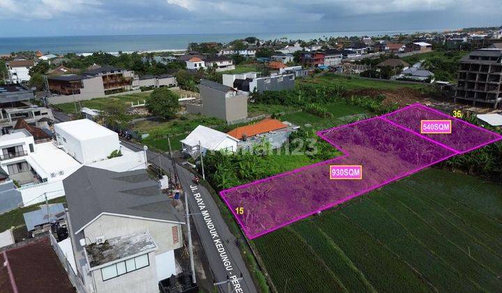 SURELY CLOSED FOR SALE LAND ON THE ROAD SIDE IN Munduk Kedungu - PERERENAN CANGGU NORTH KUTA BADUNG LOCATION
 1