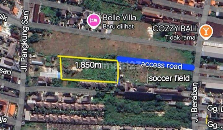 CERTAINLY CLOSED FOR RENT LAND IN SEMINYAK KUTA BADUNG LOCATION 1