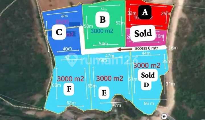 Pasti Closing Di Jual Tanah Lokasi Pecatu Uluwatu Kuta Selatan Badung Plot D, E & F