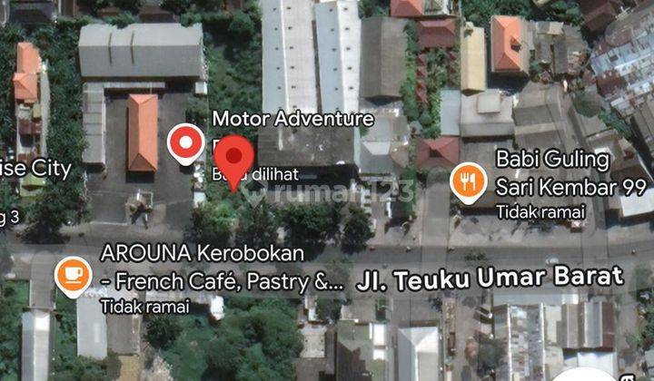 SURELY CLOSED FOR SALE LAND ON THE MAIN ROAD LOCATION TEUKU UMAR WEST DENPASAR
 2