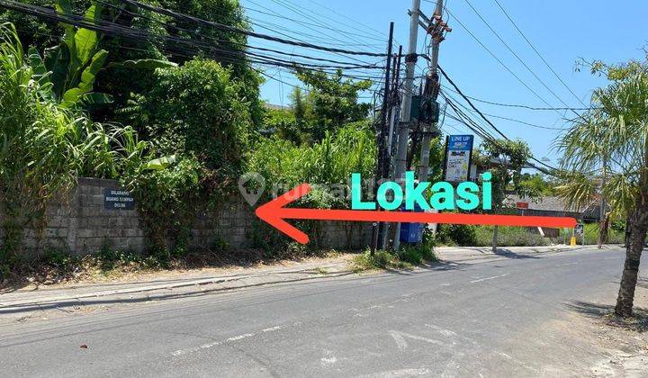 SURELY CLOSED FOR SALE, LAND ON THE ROAD SIDE, PERERENAN CANGGU, NORTH KUTA, BADUNG LOCATION 1