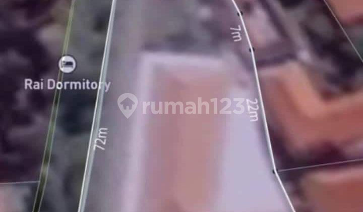 TOP URGENT 
LAND FOR SALE BONUS ROADSIDE BUILDING LOCATION HANG TUAH SANUR SOUTH DENPASAR 