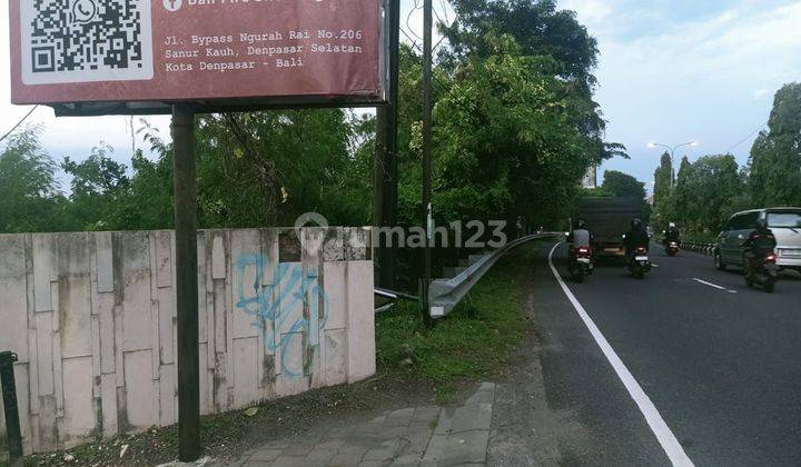 TOP URGENT DI JUAL TANAH PINGGIR JALAN UTAMA LOKASI BY PASS SANUR DENPASAR SELATAN 
 2