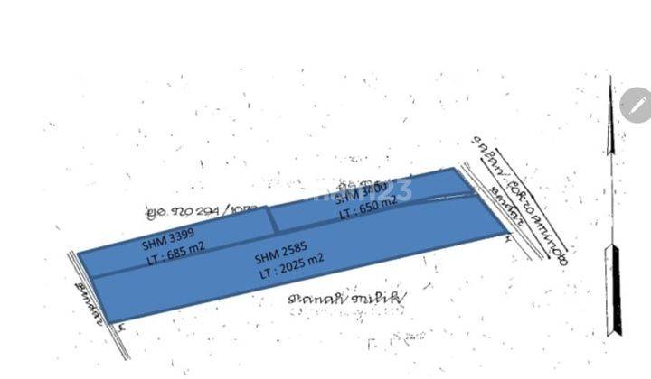 TOP URGENT DI JUAL TANAH BONUS BANGUNAN PINGGIR JALAN UTAMA LOKASI COKROAMINOTO UBUNG DENPASAR UTARA 
 1