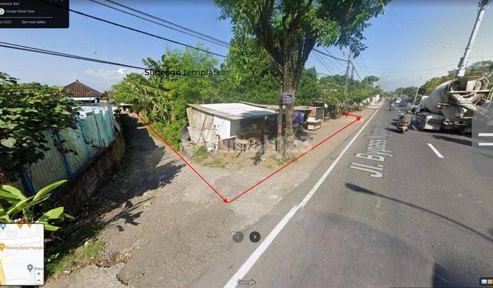 TOP URGENT LAND FOR SALE ON THE MAIN ROAD LOCATION BY PASS DENPASAR EAST  2