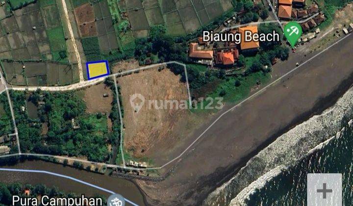 TOP URGENT LAND FOR SALE BEACHSIDE SEA VIEW LOCATION TANGTU EAST DENPASAR 
 2