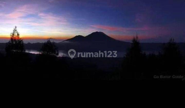 TOP URGENT LAND FOR SALE LAKE VIEW & MOUNT BATUR LOCATION PANELOKAN KINTAMANI BANGLI  2