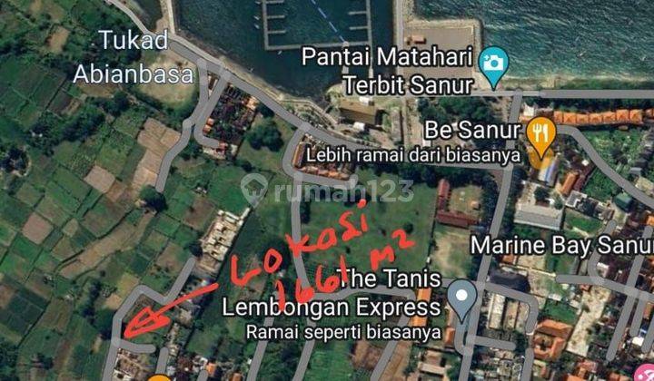 TOP URGENT LAND FOR SALE NEAR THE BEACH LOCATION PADANGGALAK EAST DENPASAR  2